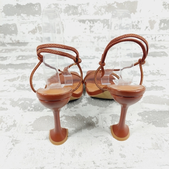 NEW H by Halston Women's Picasso Lace-Up Dress Sandals E384 - Picture 6 of 14